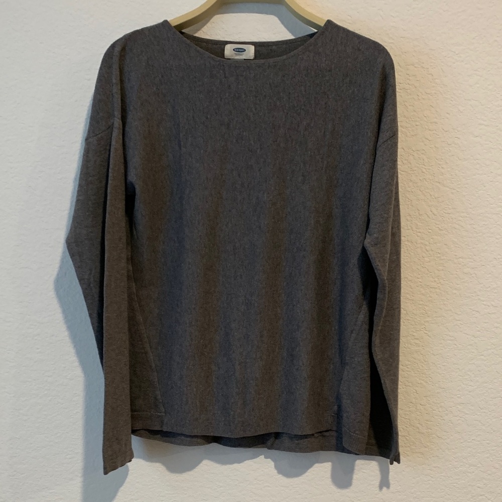 Old Navy Charcoal Crew Neck Sweater